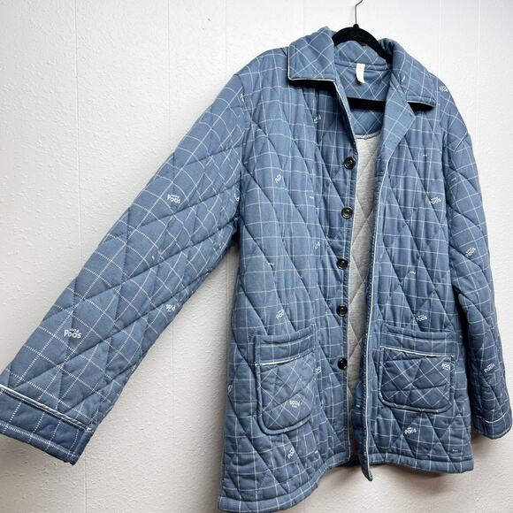 Fashion Womens Quilted Knit Jacket 4XL Pockets Warm Cozy Outdoors Casual Errands - Picture 5 of 12